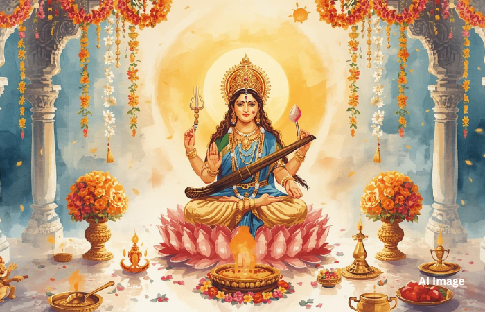 Saraswati Puja Wishes: Share Blessings, Knowledge & Positivity