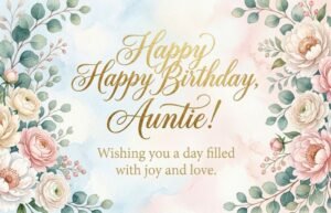 birthday wishes for aunt