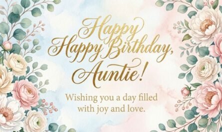 birthday wishes for aunt